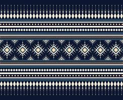 Geometric ethnic oriental pattern background. Pattern design in boho style. Design for texture, wrapping, clothing, batik, fabric, wallpaper and background. Pattern embroidery design. vector