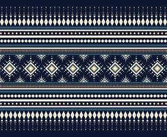 Geometric ethnic oriental pattern background. Pattern design in boho style. Design for texture, wrapping, clothing, batik, fabric, wallpaper and background. Pattern embroidery design. vector