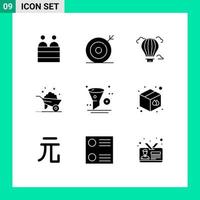 9 Creative Icons Modern Signs and Symbols of add wheel seo construction hot Editable Vector Design Elements