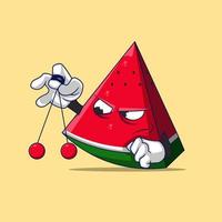 watermelon illustration vector