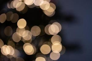 Abstract blurred twinkled lights. Beautiful Bokeh Background photo