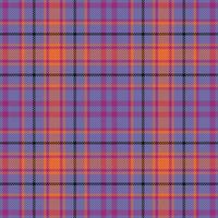 tela escocesa de tartán vectorial. patrón de textura sin costuras. tela de fondo comprobar textil. vector