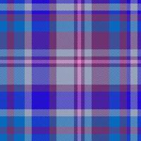 Plaid fabric tartan. Pattern check vector. Texture background textile seamless. vector