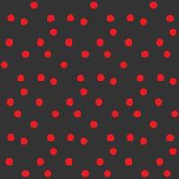 Contrast modern background red dots on gray seamless pattern vector