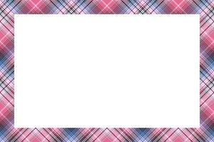 Rectangle borders and Frames vector. Border pattern geometric vintage frame design. Scottish tartan plaid fabric texture. Template for gift card, collage, scrapbook or photo album and portrait. vector