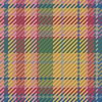 Seamless pattern of scottish tartan plaid. Repeatable background with check fabric texture. Vector backdrop striped textile print.