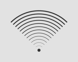 Free wi fi icon. Connection zone wifi vector symbol. Radio waves signal.