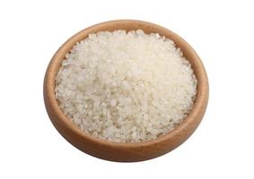granos de arroz japoneses crudos, granos de arroz japonica.