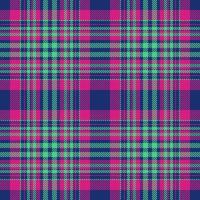 Fabric texture seamless. Plaid pattern tartan. Textile background check vector. vector