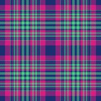 Fabric texture seamless. Plaid pattern tartan. Textile background check vector. vector