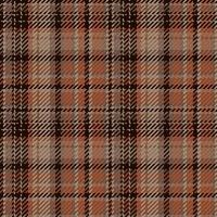 Seamless pattern of scottish tartan plaid. Repeatable background with check fabric texture. Vector backdrop striped textile print.