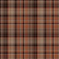 Seamless pattern of scottish tartan plaid. Repeatable background with check fabric texture. Vector backdrop striped textile print.