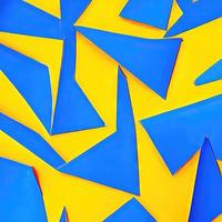 beautiful origami colorful designs for illustration or backdrop photo