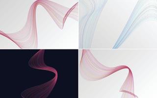 Elevate your project with this set of 4 vector backgrounds