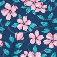 Hand Drawn Floral Seamless Pattern vector
