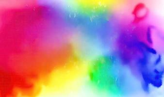 Artistic Watercolor Background with Vibrant Strokes and Splatters photo