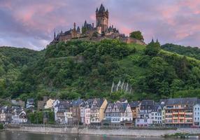 Evening in Cochem,Mosel River,Mosel Valley,Germany photo