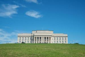 Auckland, New Zealand - March 05 2017 - The Auckland war memorial museum in the sunny and clear sky day. photo