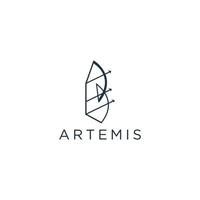 artemis icon. Simple element illustration vector