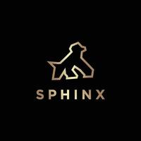 Sphinx icon logo vector design illustration