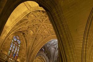 dentro de la catedral de sevilla foto