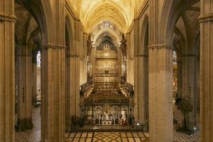 Inside Seville Cathedral photo
