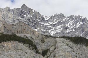 Mountains around Banff, Alberta, Canada photo