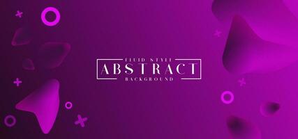 abstract background with purple fluid style vector