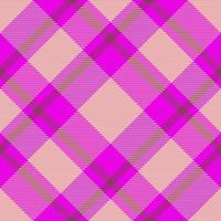 Plaid pattern check. Textile tartan fabric. Vector seamless texture background.