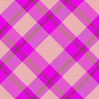 Plaid pattern check. Textile tartan fabric. Vector seamless texture background.