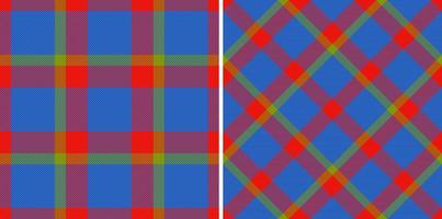 Tartan seamless check. Textile background pattern. Fabric texture plaid vector. vector
