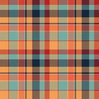 Tartan scotland seamless plaid pattern vector. Retro background fabric. Vintage check color square geometric texture. vector