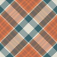 Seamless pattern of scottish tartan plaid. Repeatable background with check fabric texture. Vector backdrop striped textile print.