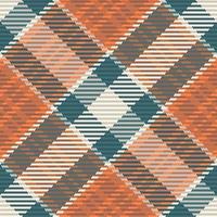 Seamless pattern of scottish tartan plaid. Repeatable background with check fabric texture. Vector backdrop striped textile print.