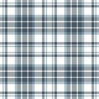 Plaid seamless pattern. Check fabric texture. Vector textile print.