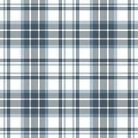 Plaid seamless pattern. Check fabric texture. Vector textile print.