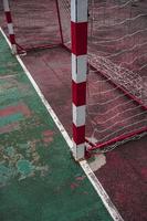 old abandoned street soccer goal sports equipment photo