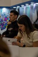 29 noviembre 2022, guadalajara, Mexico elvira sastre signing autographs in her new book photo