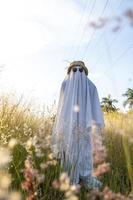 ghost at sunset receiving natural light, mexico latin america photo