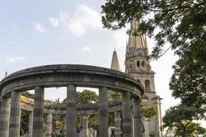 The Rotunda Rotonda de los Jaliscienses Ilustres in Hidalgo street. It honors the memory photo