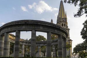 The Rotunda Rotonda de los Jaliscienses Ilustres in Hidalgo street. It honors the memory photo