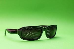 Glasses with holes photo