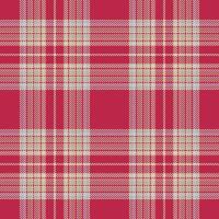 Seamless textile tartan. Pattern background vector. Plaid texture fabric check. vector