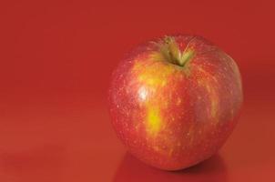 Isolated red apple photo