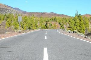 Scenic road view photo