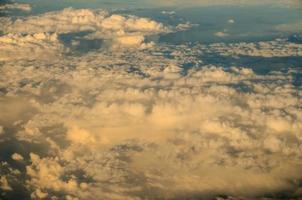 vista de cielo nublado foto