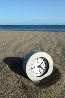 Clock on the ground photo