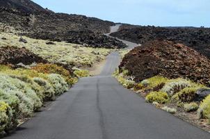 Scenic road view photo