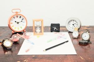 Several objects on the table photo