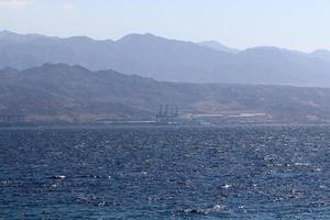 Jordan on the opposite side of the Red Sea. photo